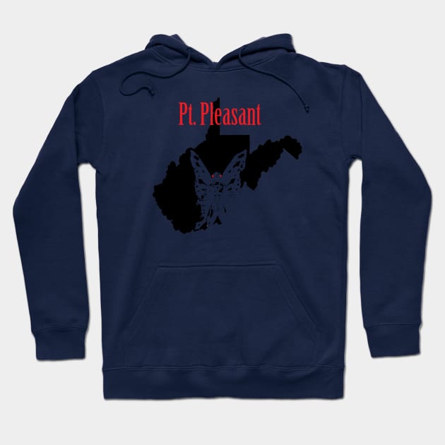 Pt. Pleasant Mothman Hoodie by TraviO